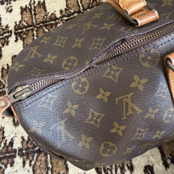 LOUIS VUITTON AS-IS Monogram Lot Set Speedy 30 & Keepall 45 Projects bags duffel - Picture 9 of 10